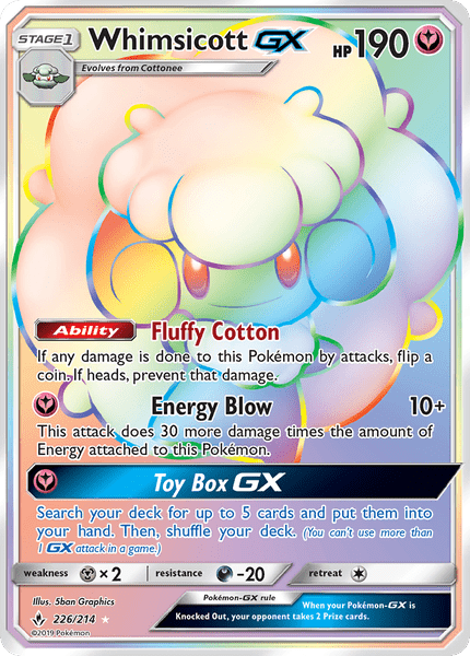 226 / 214 Whimsicott-GX - Ultra Rare - Collectible Madness