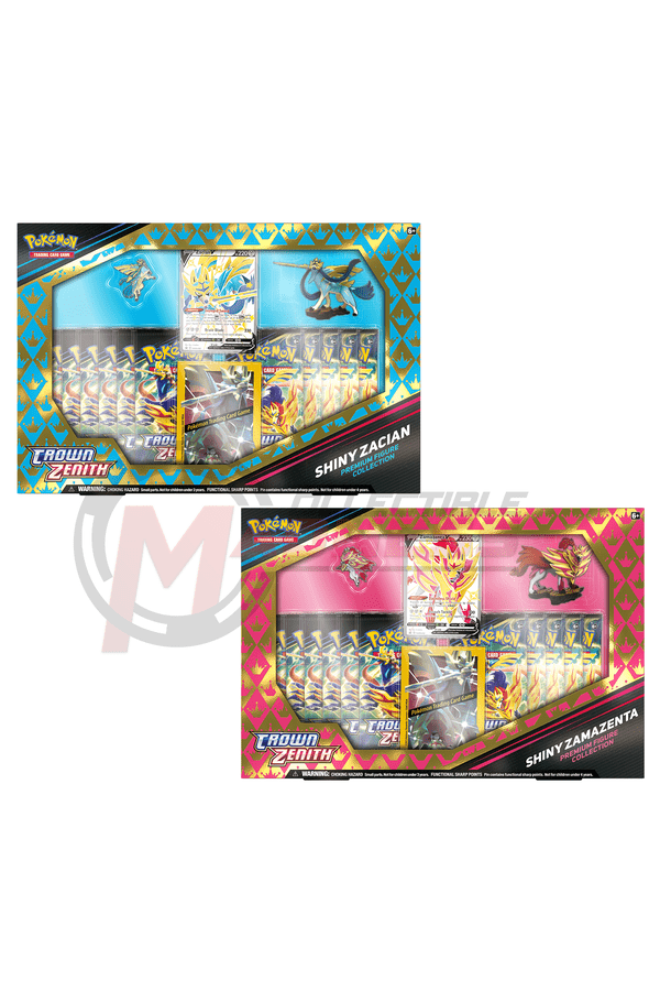Pokemon - TCG - Crown Zenith Shiny Zacian/Zamazenta Figure Box - Collectible Madness