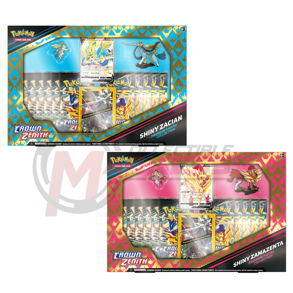 Pokemon - TCG - Crown Zenith Shiny Zacian/Zamazenta Figure Box